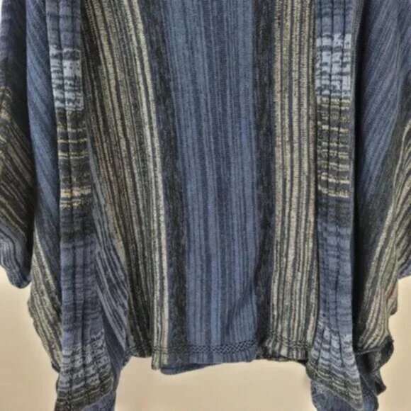 Anthropologie Sparrow Wool Blend Cape Poncho Style Sweater Convertible Skirt - Picture 6 of 9